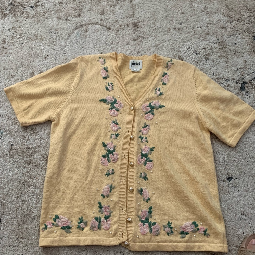 Cute button down medium sleeve